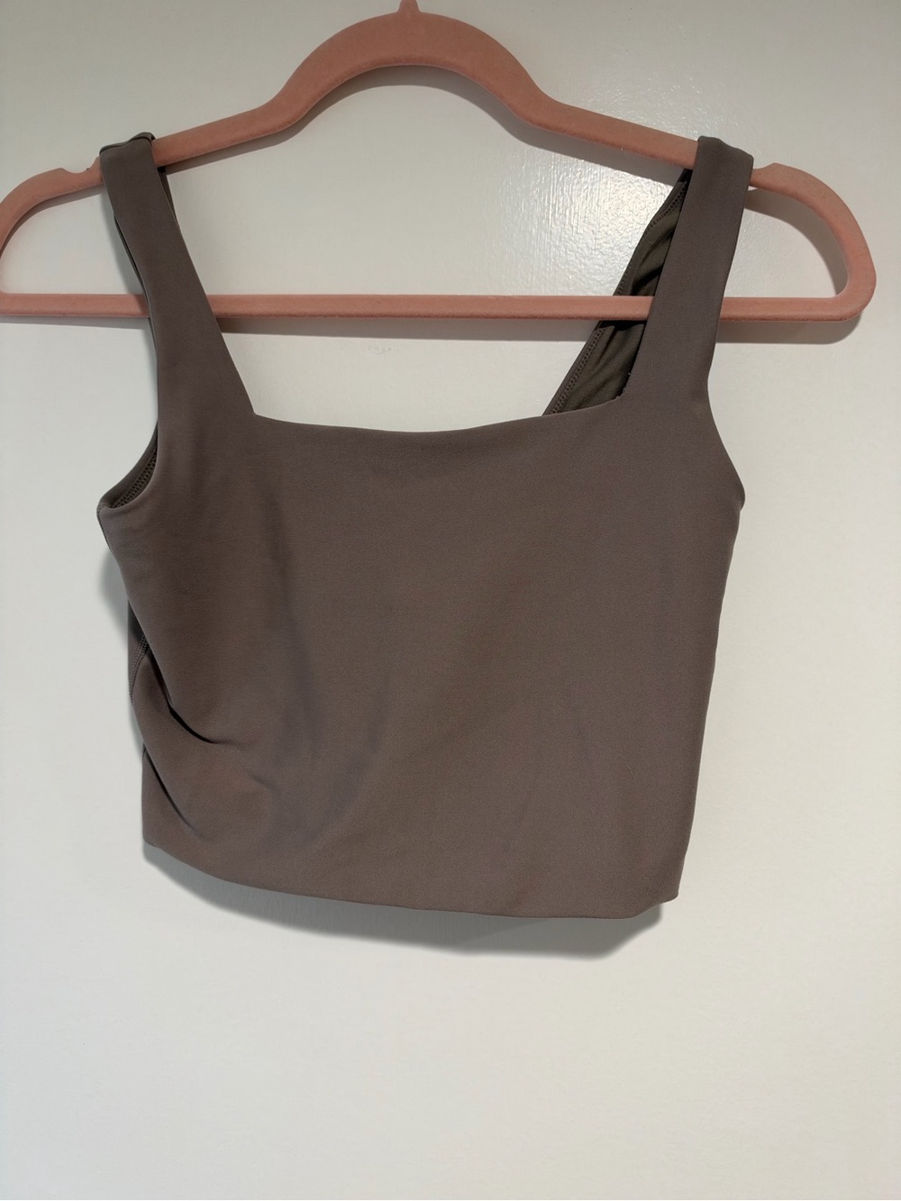 YPB Brown Crop Tank Top